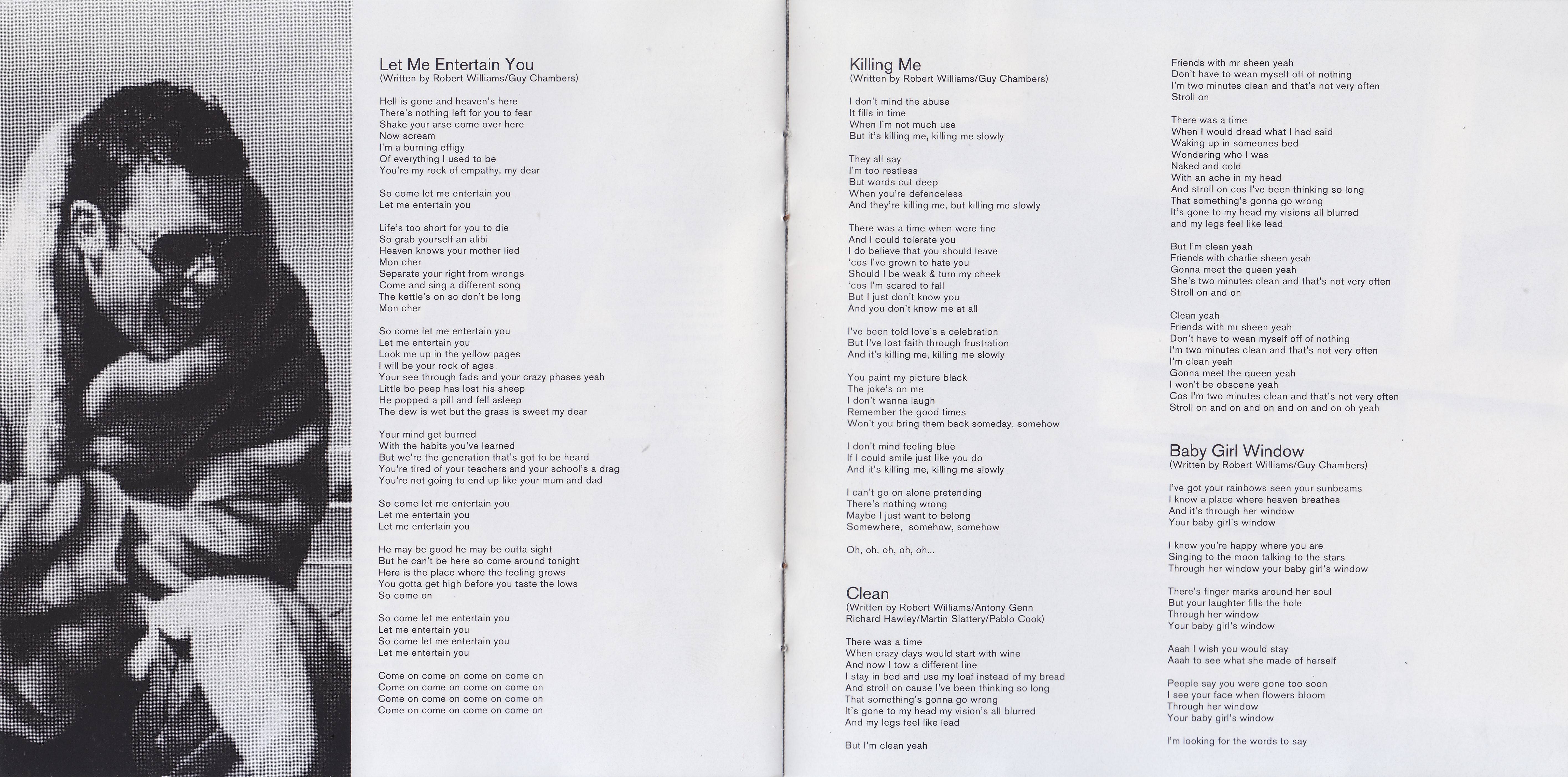 Robbie Williams  Life Thru A Lens : Booklet 5 JPN